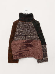 The Vishnu Knitted Silk Roll-Neck Sweater