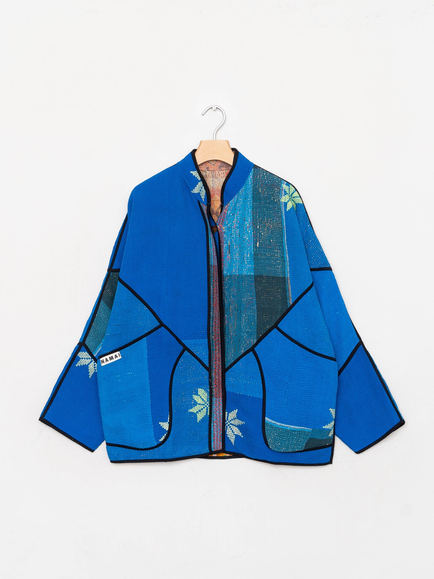 The Ladhiya Quilted Patchwork Kantha Jacket