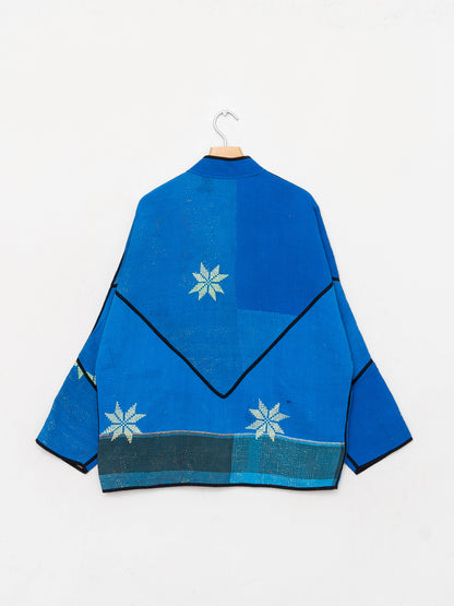 The Ladhiya Quilted Patchwork Kantha Jacket