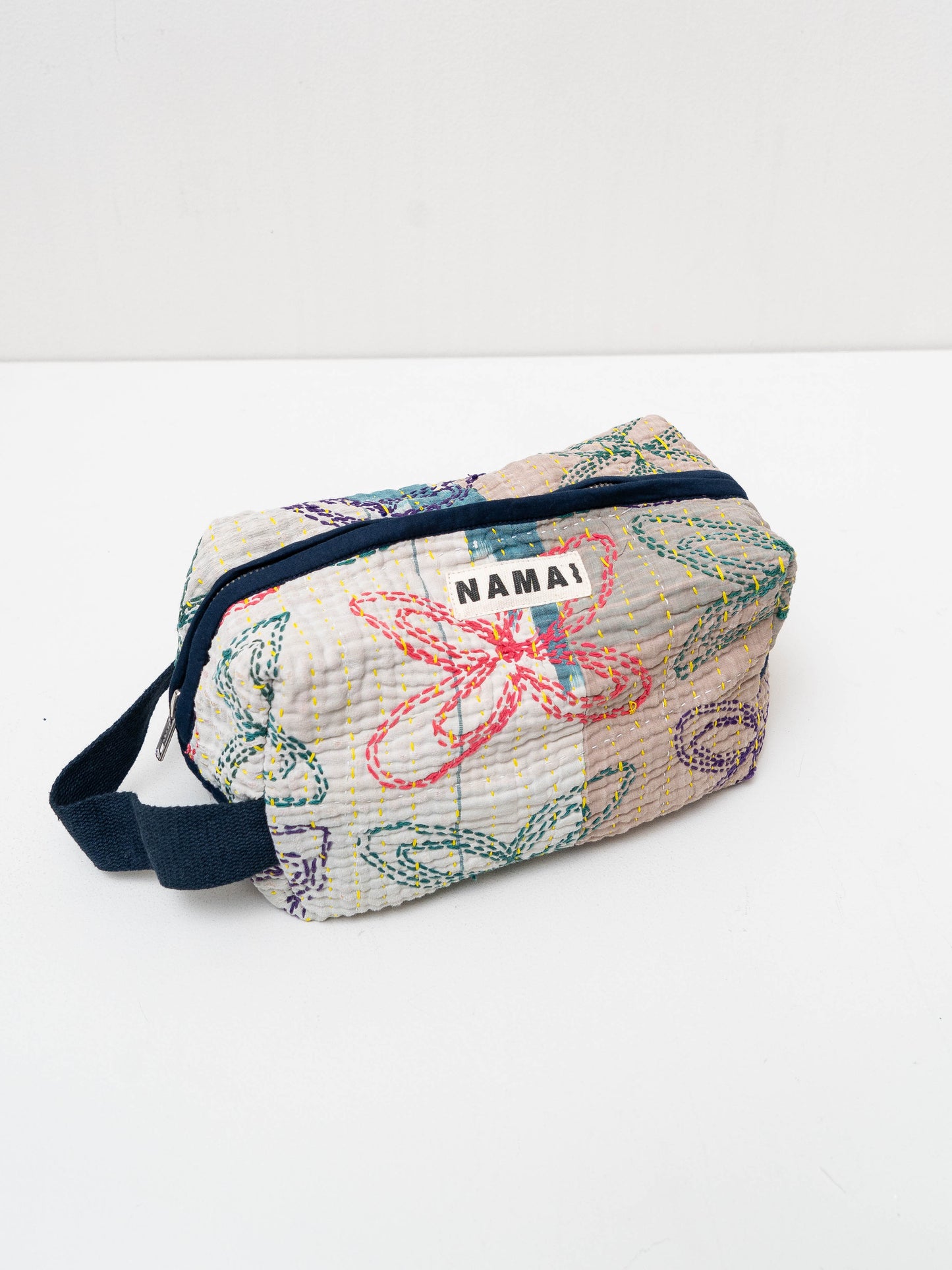 The Kallum Quilted Kantha Dopp Kit