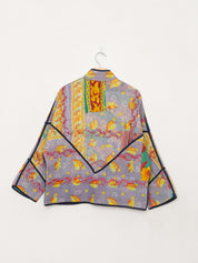 The Ladhiya Petite Quilted Patchwork Kantha Jacket