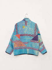 The Ladhiya Petite Quilted Patchwork Kantha Jacket
