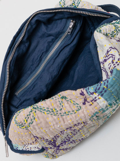 The Kallum Quilted Kantha Dopp Kit