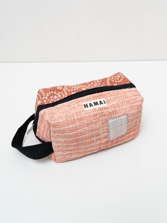 The Kallum Quilted Kantha Dopp Kit