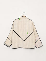 The Ladhiya Petite Quilted Patchwork Kantha Jacket