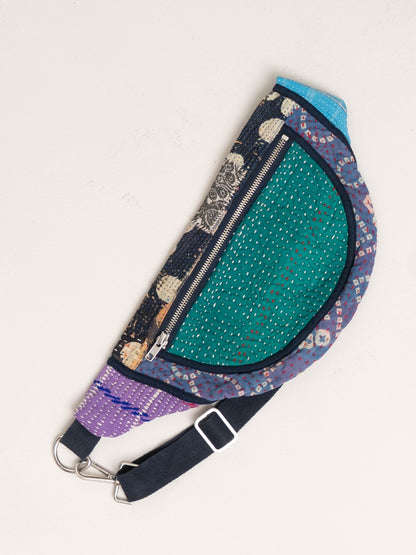 The Faiza Quilted Kantha Belt Bag