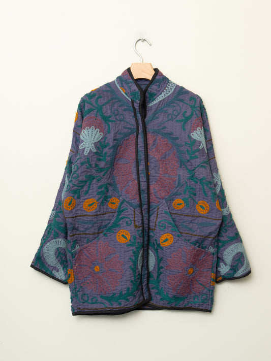The Narmada Suzani Quilted Kantha Jacket
