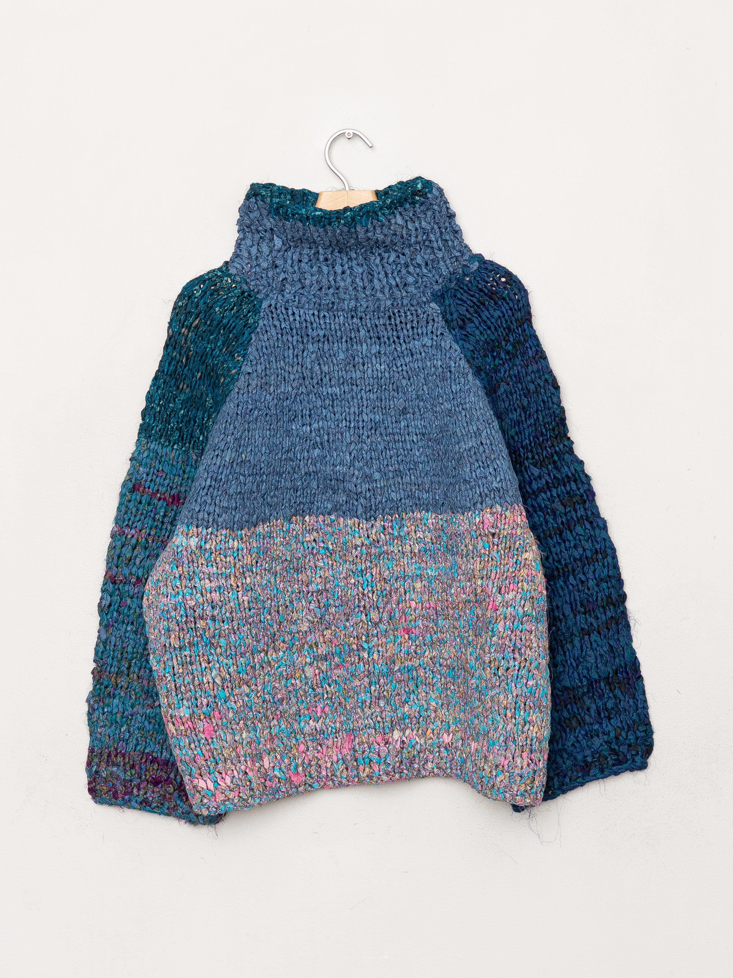 The Vishnu Knitted Silk Roll-Neck Sweater