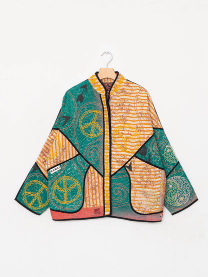 The Ladhiya Suzani Quilted Kantha Jacket