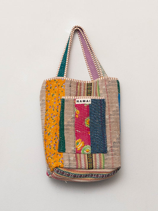 The Xoti II Zero-Waste Quilted Kantha Bag