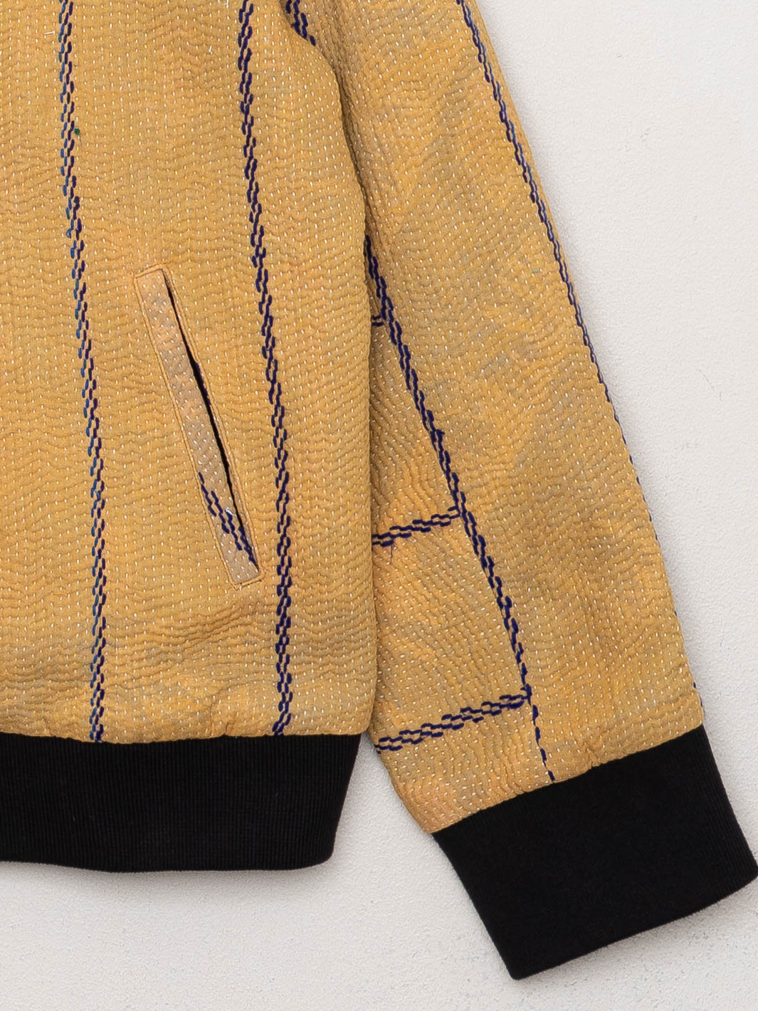 The Veda Quilted One-of-a-Kind Bomber Jacket - Medium
