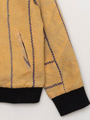 The Veda Quilted One-of-a-Kind Bomber Jacket - Medium