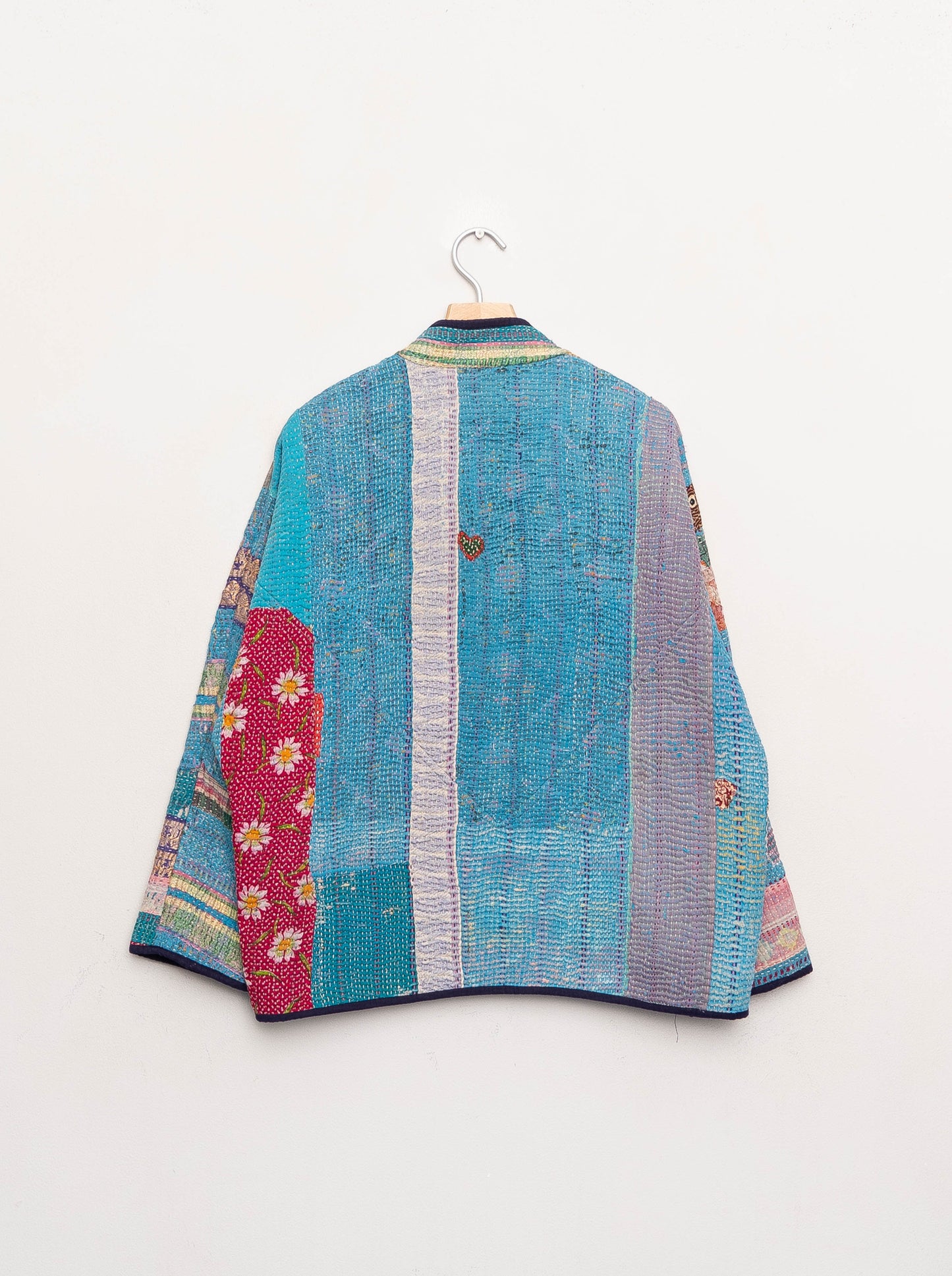 The Ladhiya Quilted Patchwork Kantha Jacket