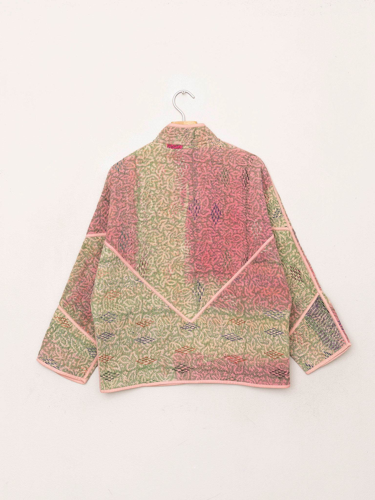 The Ladhiya Petite Quilted Patchwork Kantha Jacket