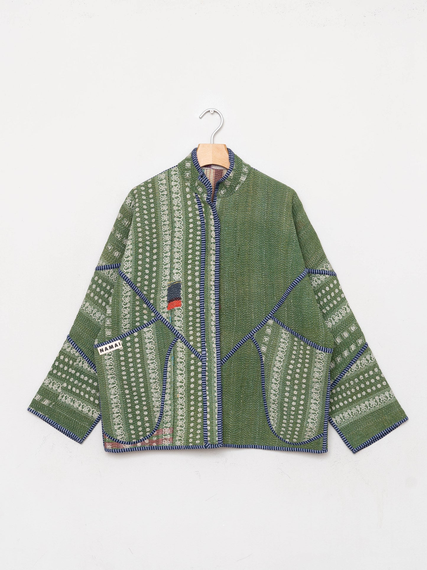 The Ladhiya Quilted Patchwork Kantha Jacket