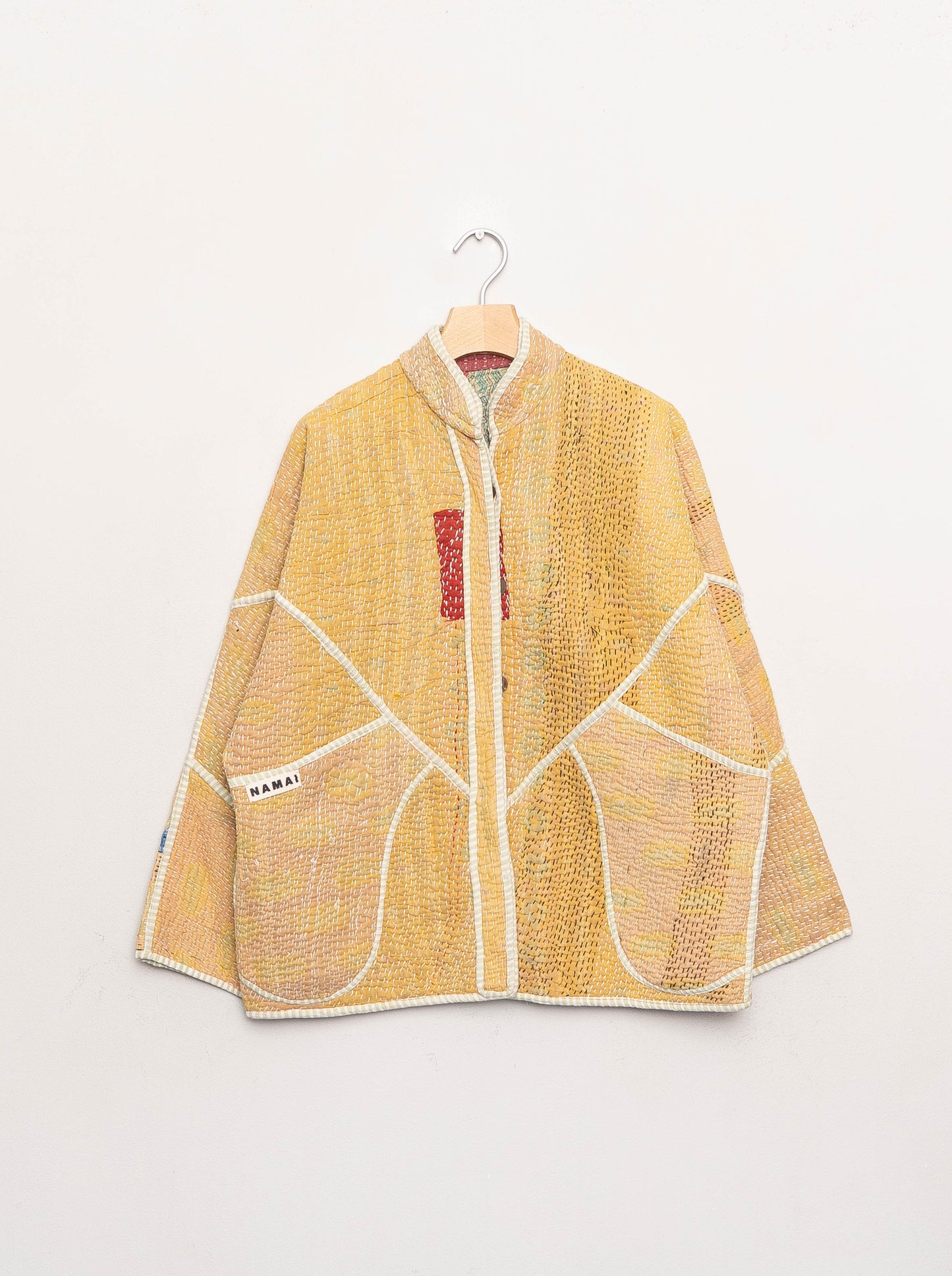 The Ladhiya Quilted Patchwork Kantha Jacket