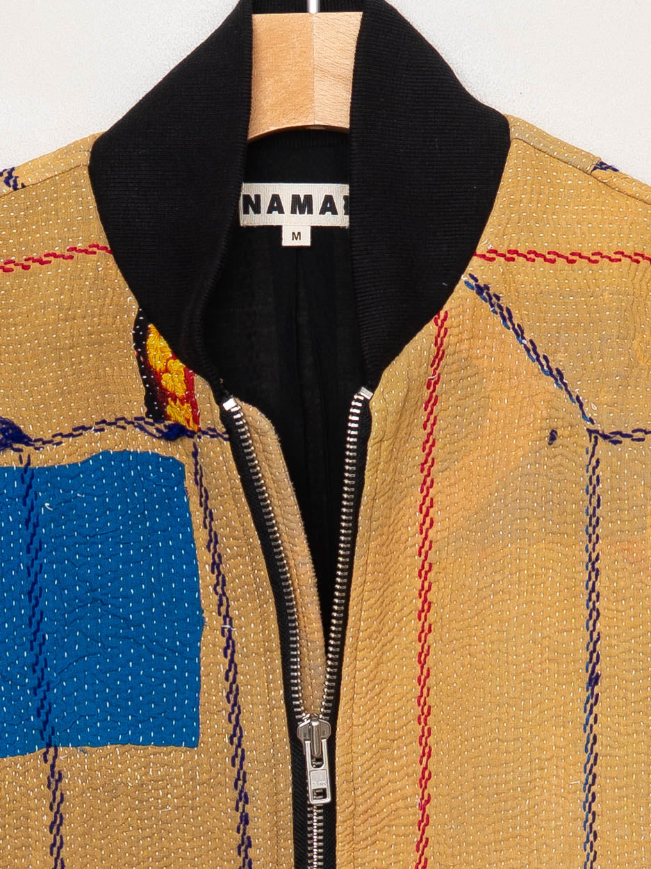 The Veda Quilted One-of-a-Kind Bomber Jacket - Medium