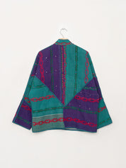 The Ladhiya Quilted Patchwork Kantha Jacket Wholesale