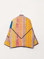 The Ladhiya Quilted Patchwork Kantha Jacket