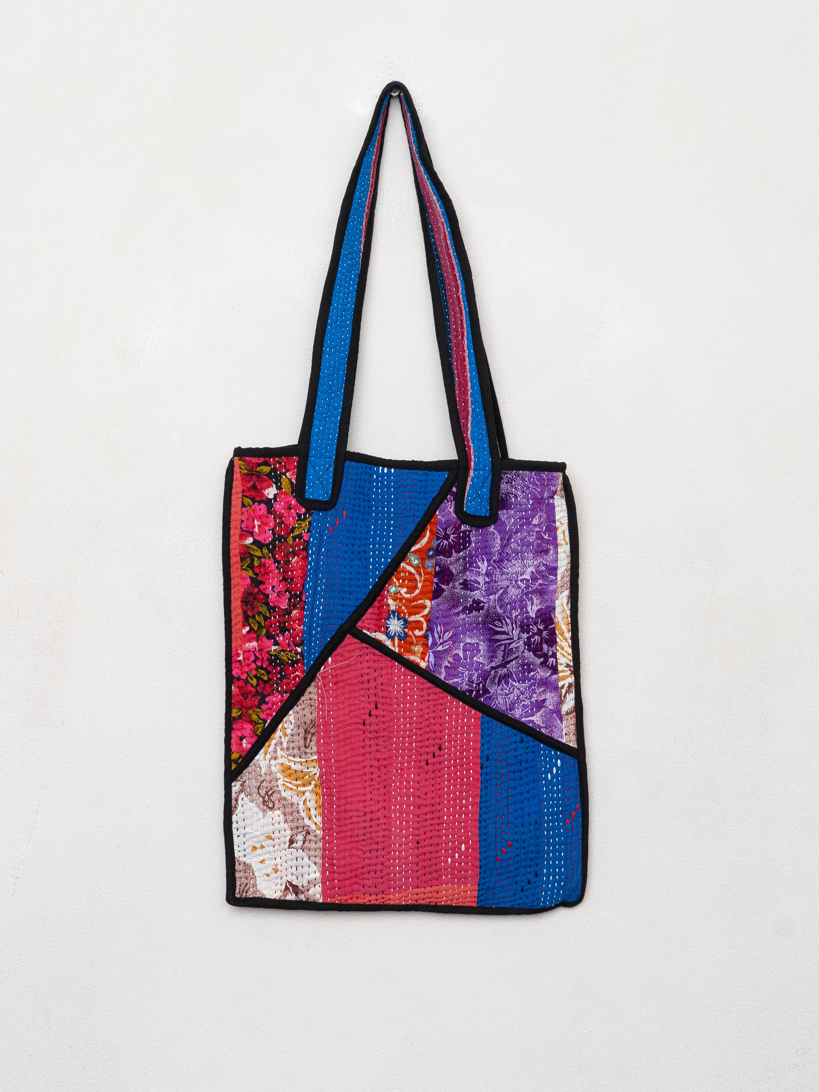 The Tarun Quilted Kantha Bag