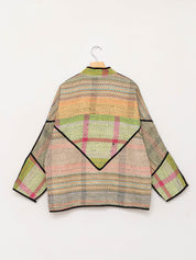 The Ladhiya Quilted Patchwork Kantha Jacket