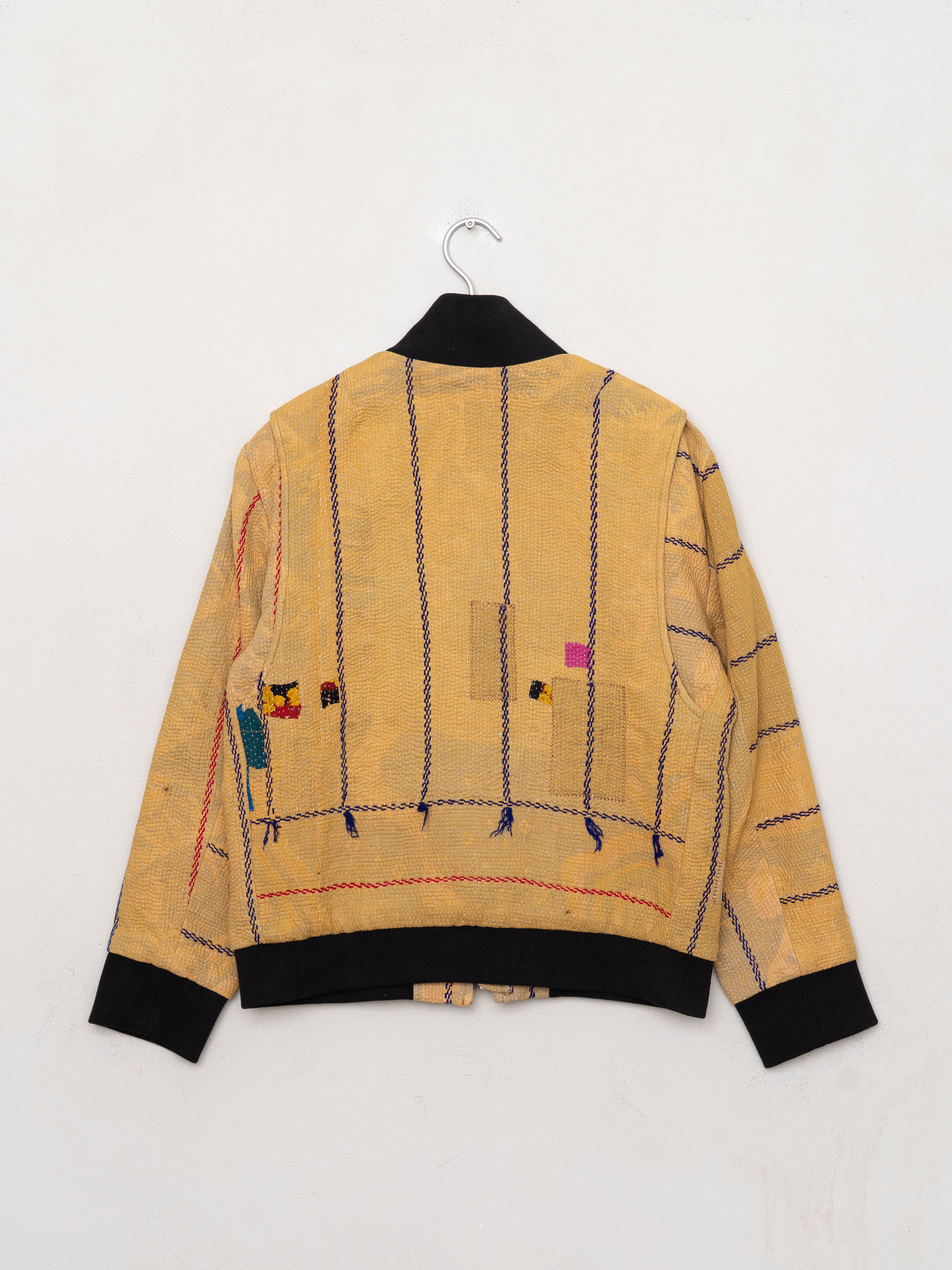 The Veda Quilted One-of-a-Kind Bomber Jacket - Medium