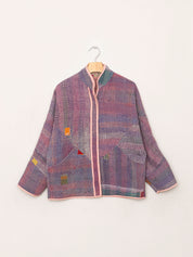 The Ladhiya Petite Quilted Patchwork Kantha Jacket