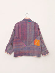 The Ladhiya Petite Quilted Patchwork Kantha Jacket