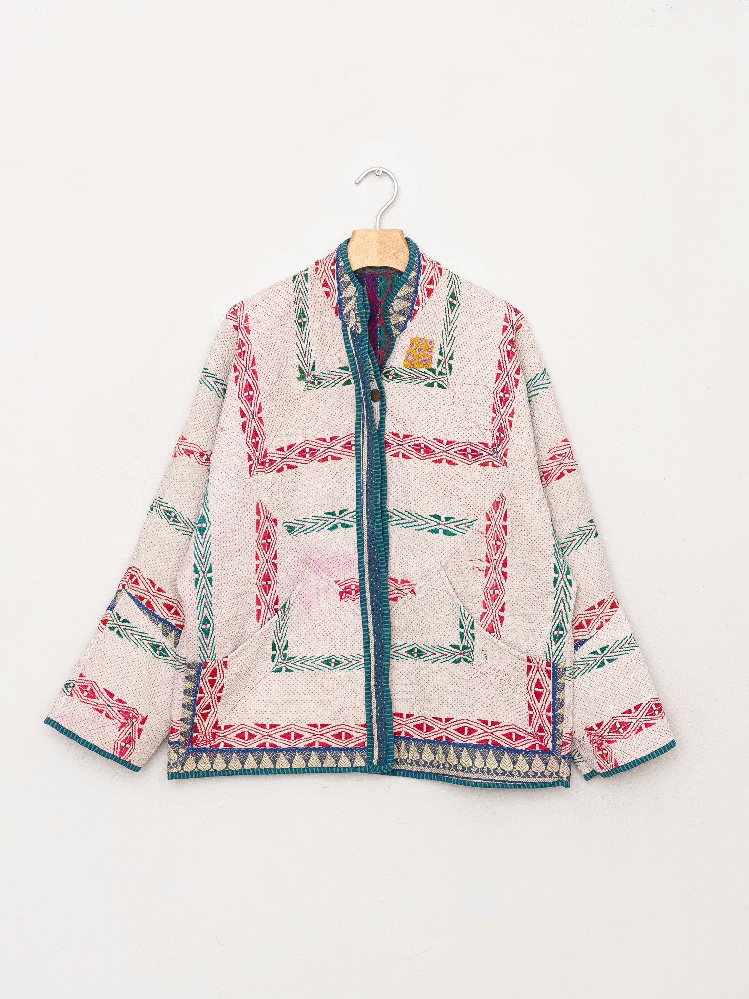 The Ladhiya Quilted Patchwork Kantha Jacket Wholesale