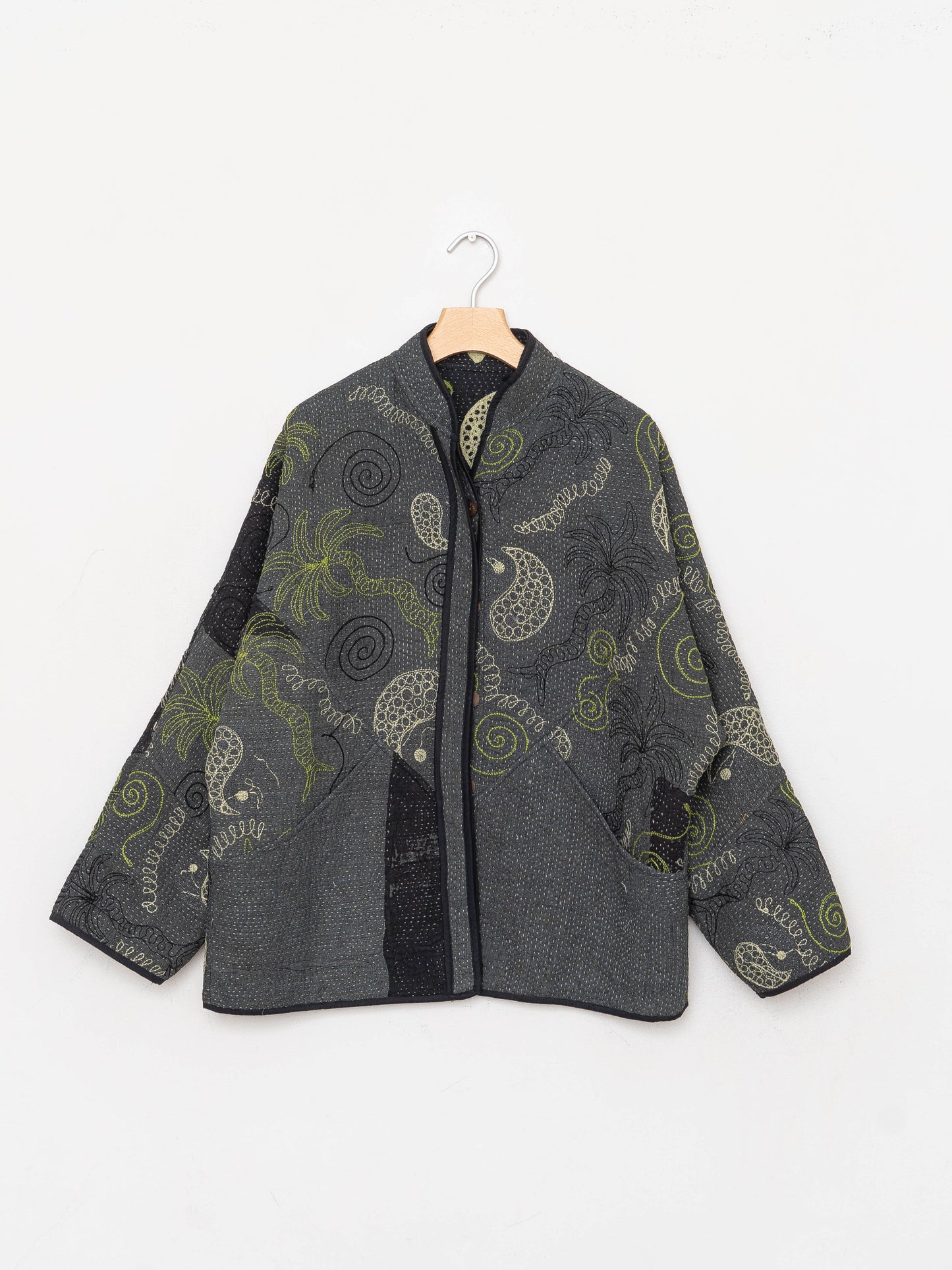 The Ladhiya Suzani Quilted Kantha Jacket