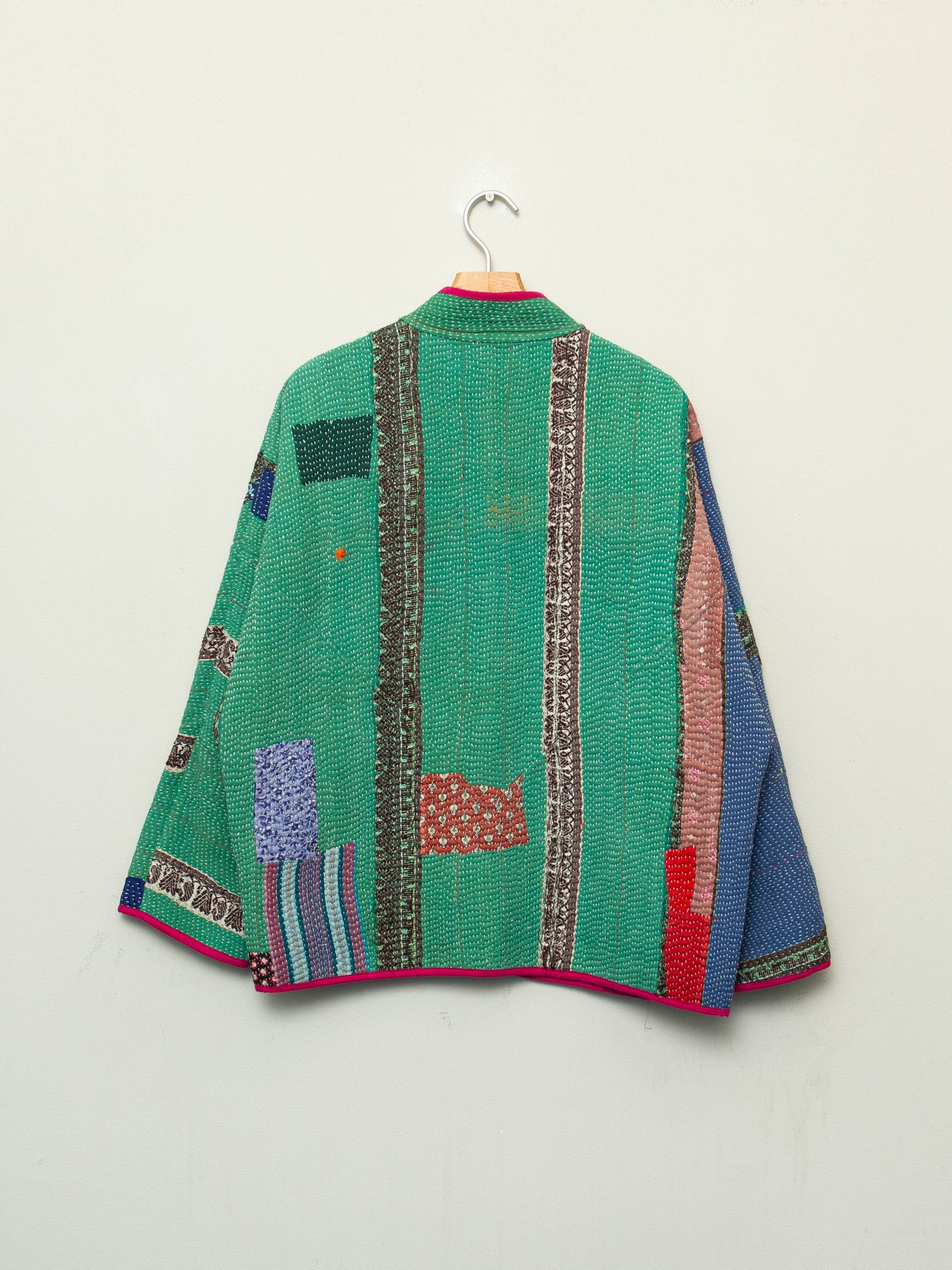 The Ladhiya Quilted Patchwork Kantha Jacket