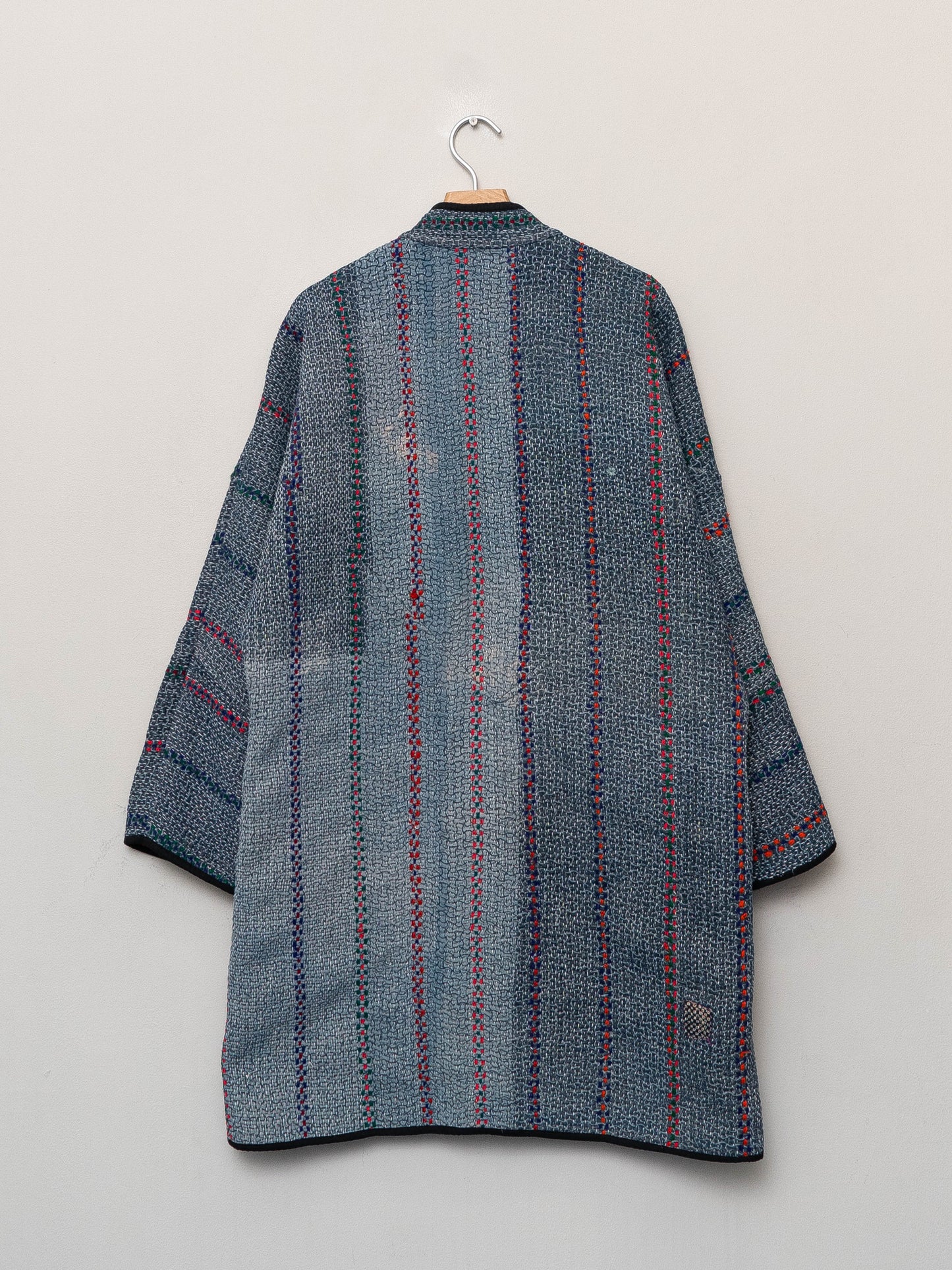 The Sai Quilted Patchwork Kantha Coat