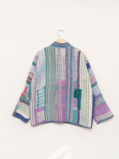 The Ladhiya Quilted Patchwork Kantha Jacket