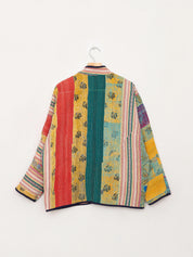 The Ladhiya Quilted Patchwork Kantha Jacket