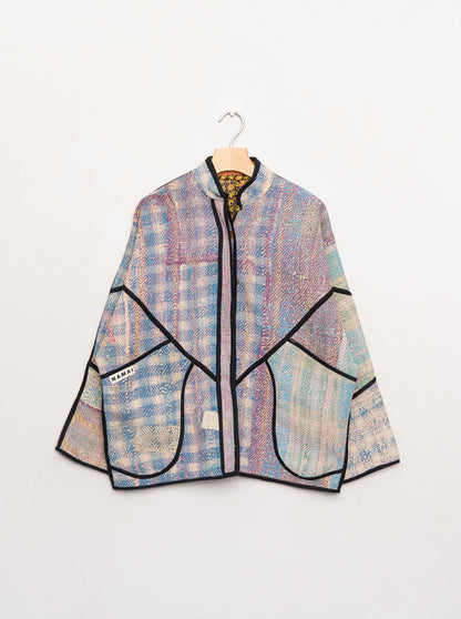 The Ladhiya Quilted Patchwork Kantha Jacket