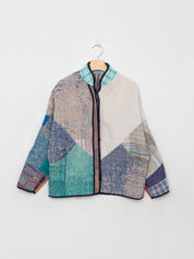 The Ladhiya Petite Quilted Patchwork Kantha Jacket