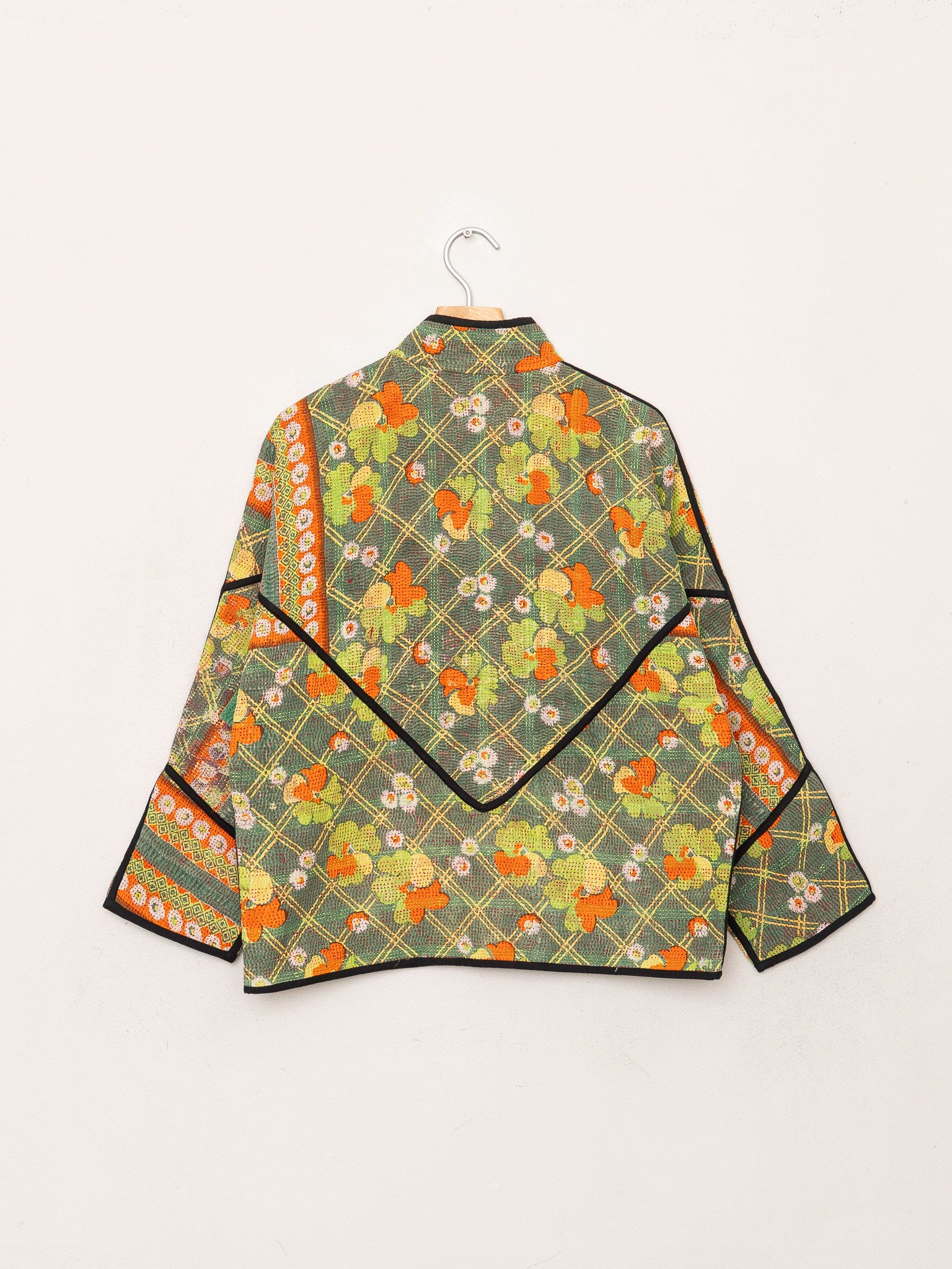 The Ladhiya Petite Quilted Patchwork Kantha Jacket