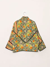 The Ladhiya Petite Quilted Patchwork Kantha Jacket