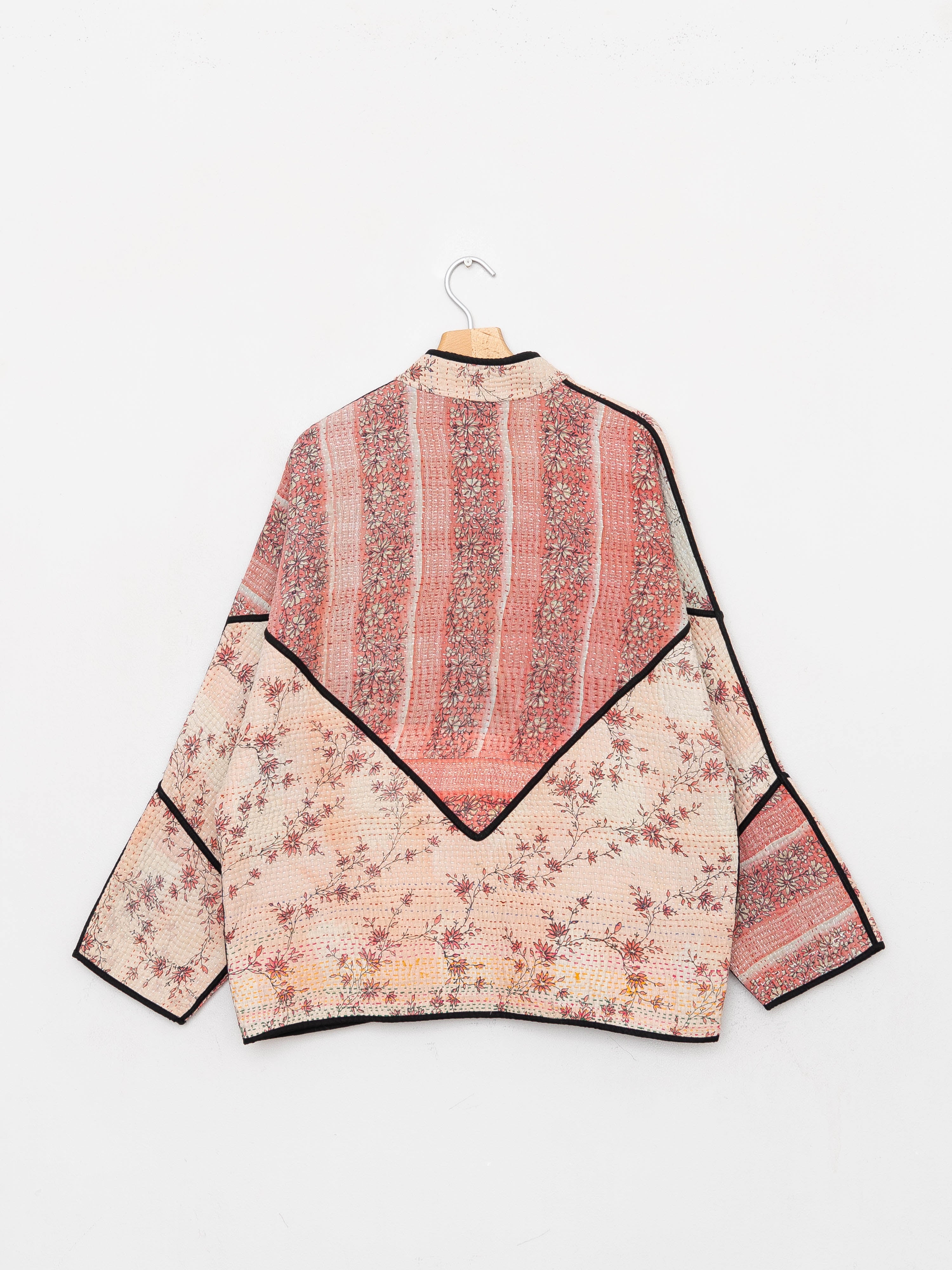 The Ladhiya Quilted Patchwork Kantha Jacket