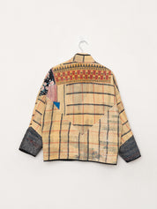 The Ladhiya Petite Quilted Patchwork Kantha Jacket