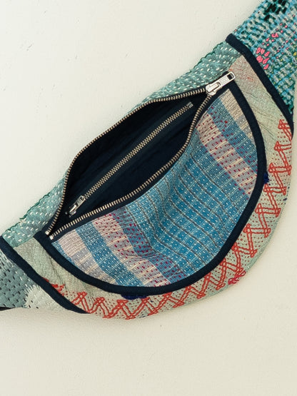 The Faiza Quilted Kantha Belt Bag