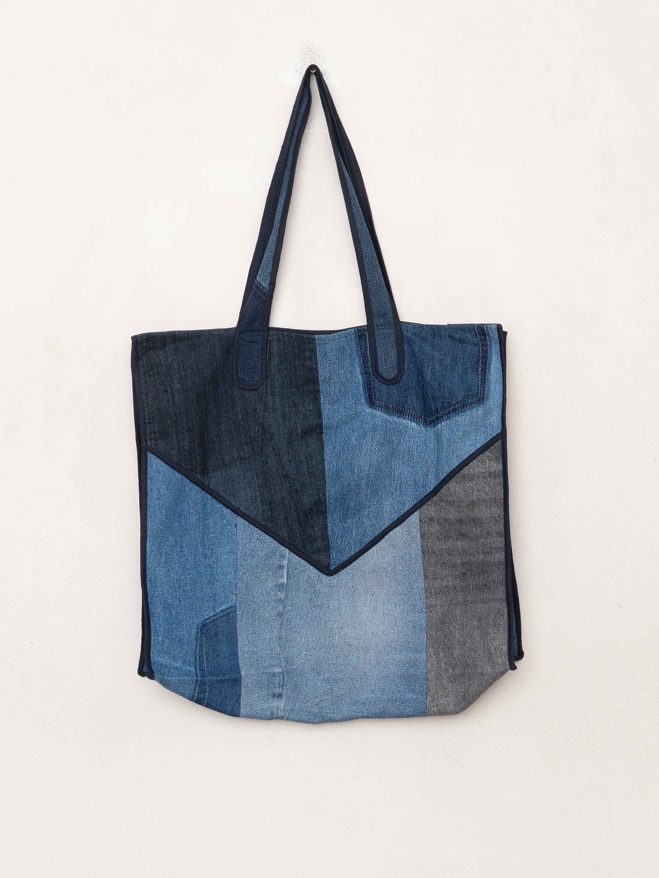The Pasha Carryall Denim Tote Bag