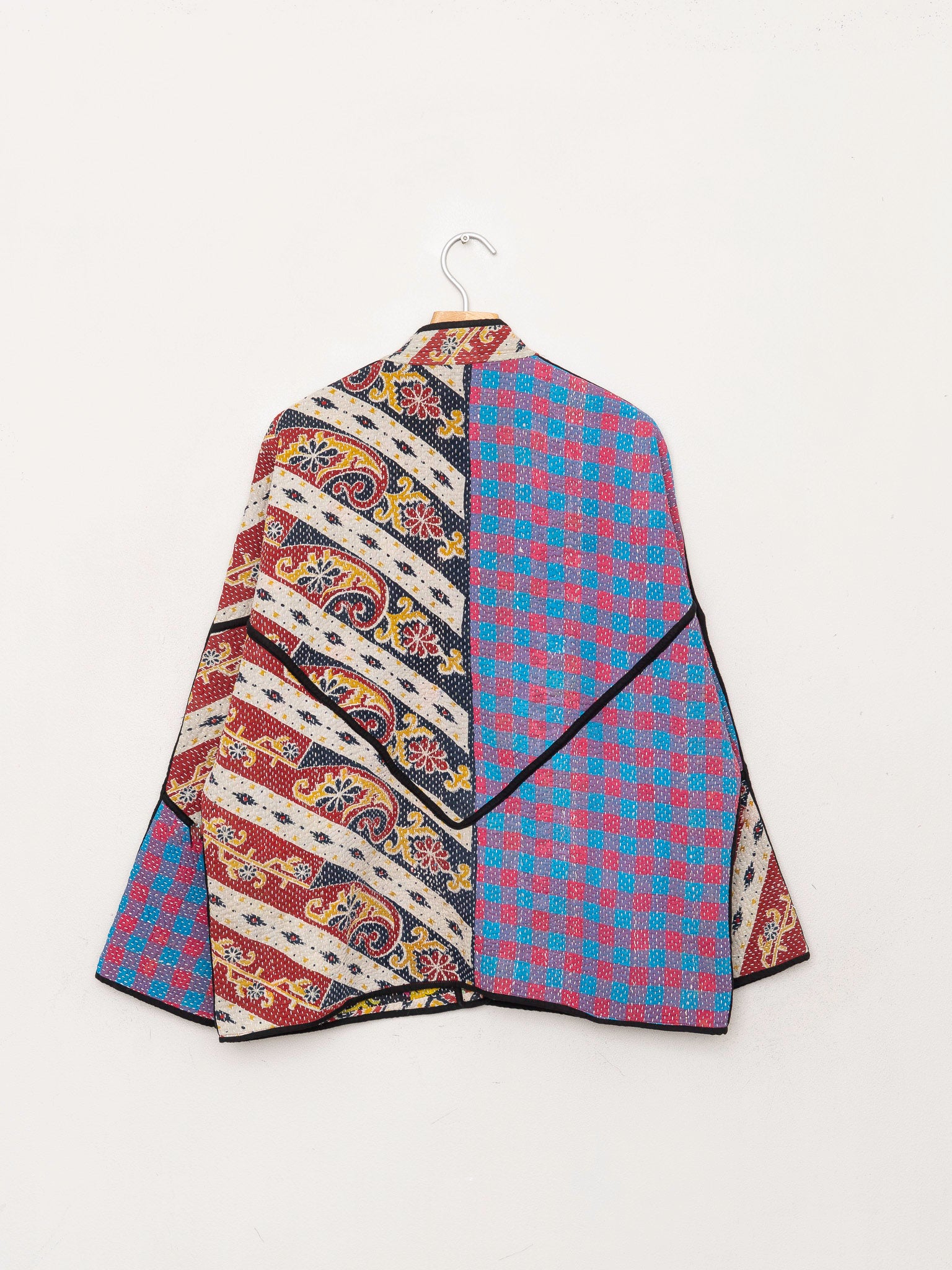 The Ladhiya Quilted Patchwork Kantha Jacket