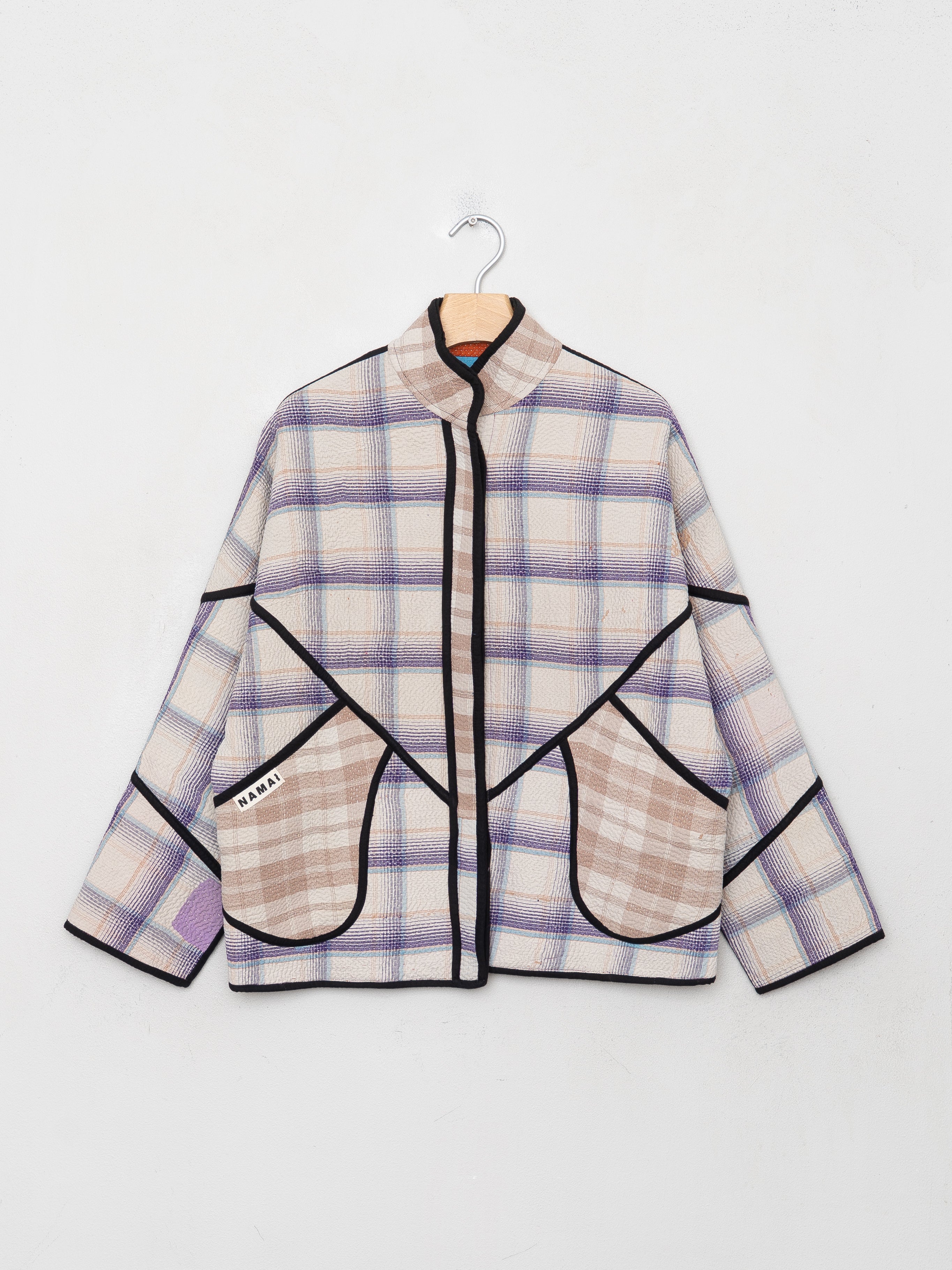 The Ladhiya Petite Quilted Patchwork Kantha Jacket