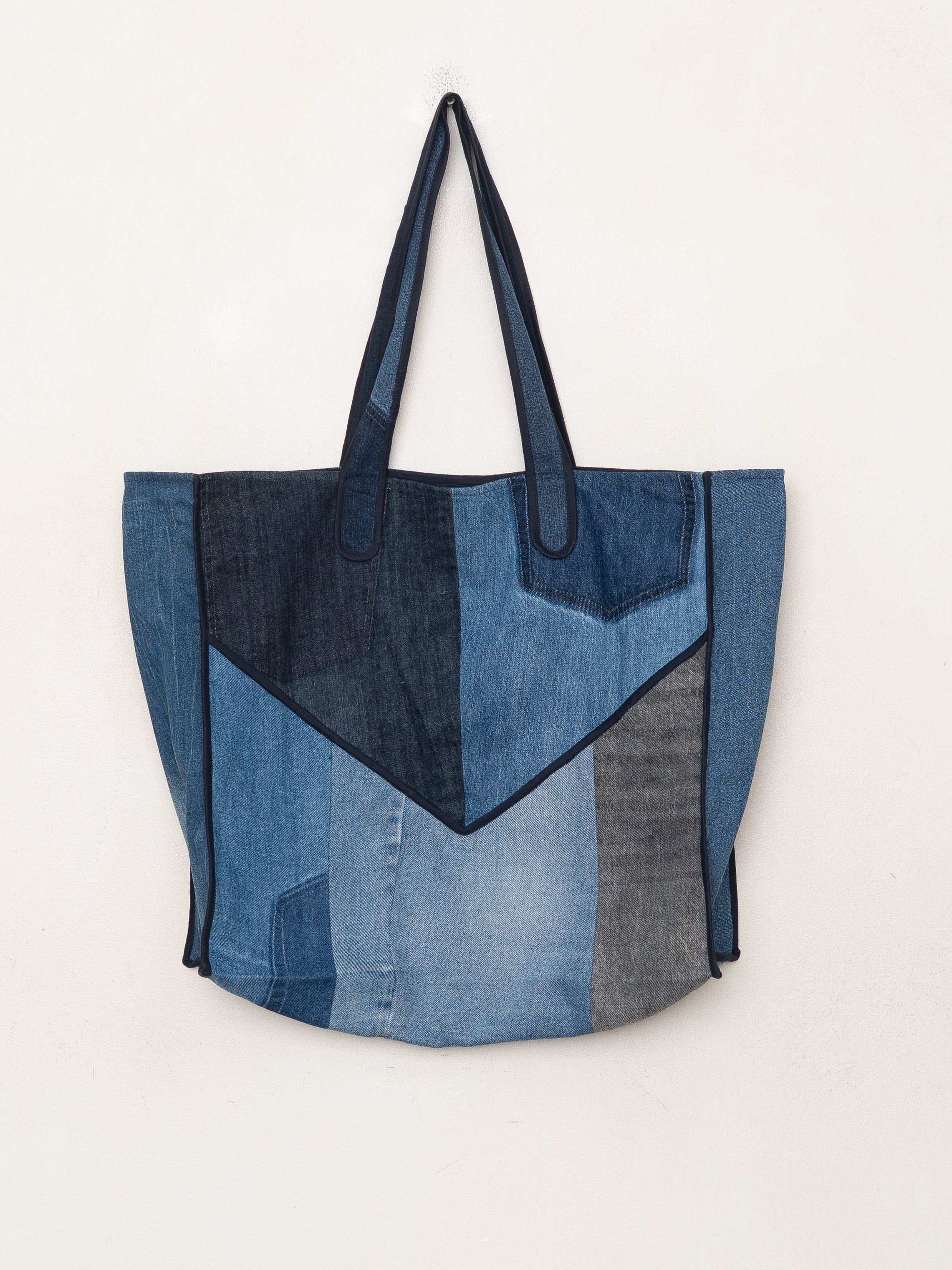 The Pasha Carryall Denim Tote Bag