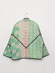 The Ladhiya Quilted Patchwork Kantha Jacket