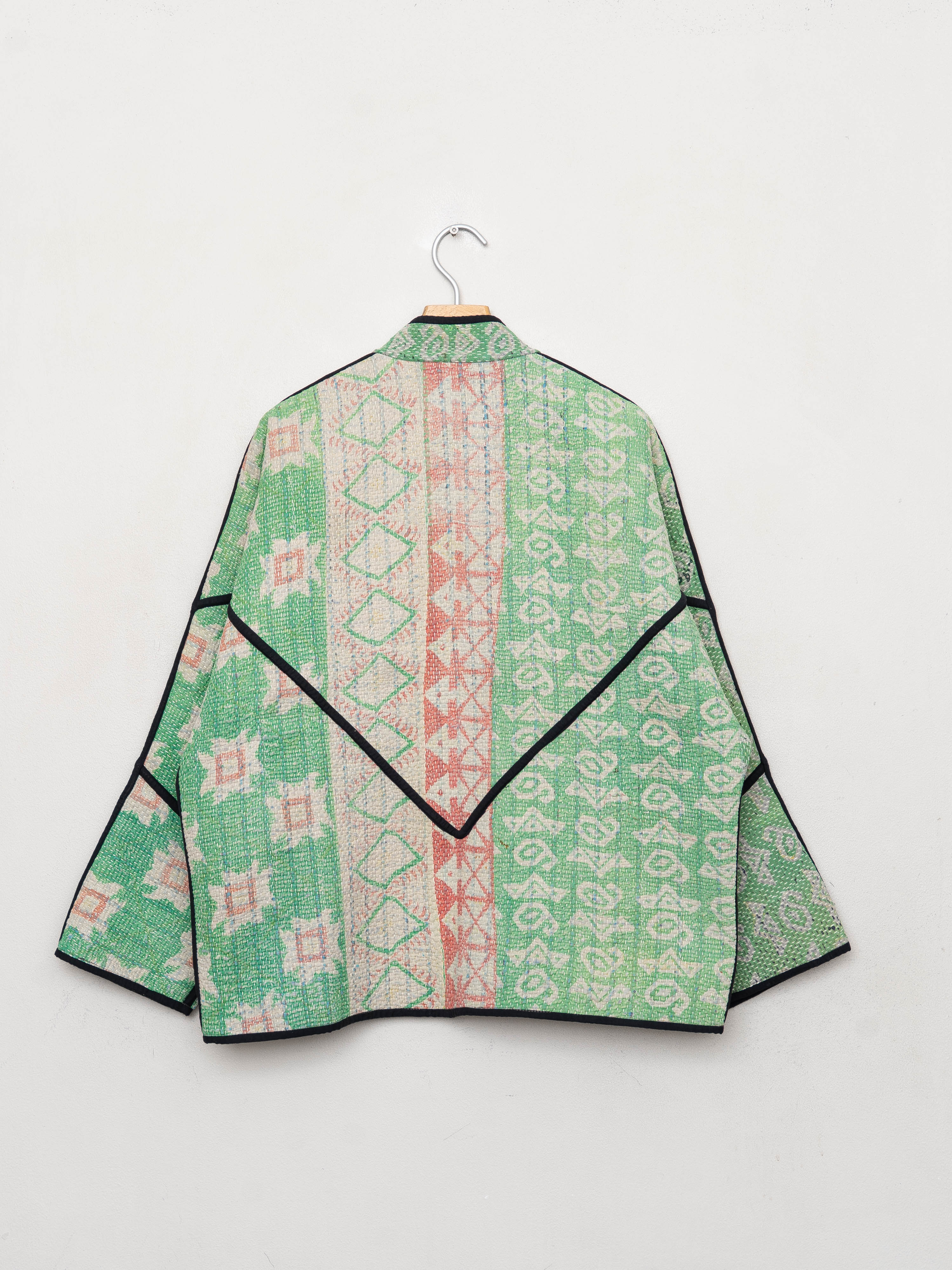 The Ladhiya Quilted Patchwork Kantha Jacket