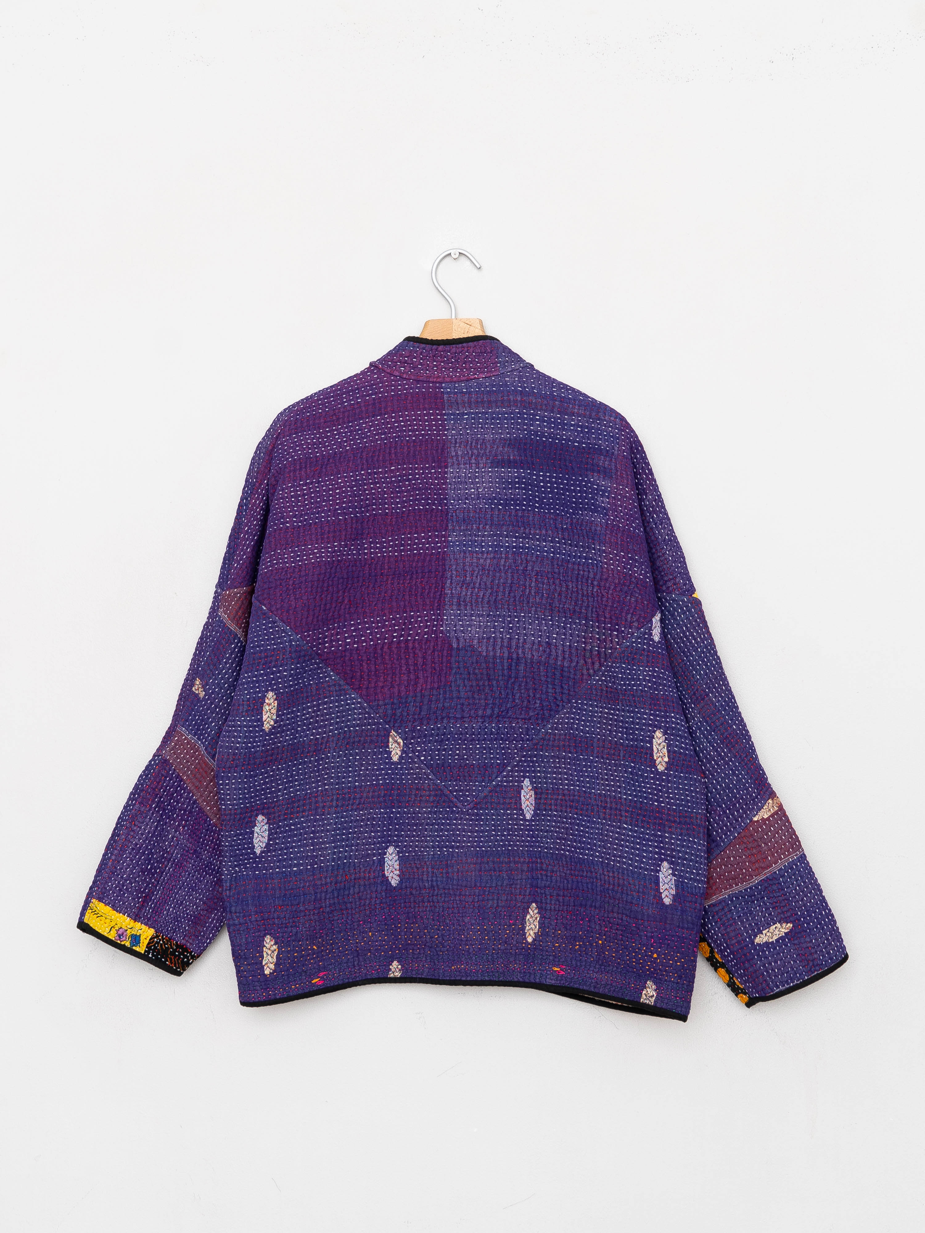 The Ladhiya Quilted Patchwork Kantha Jacket