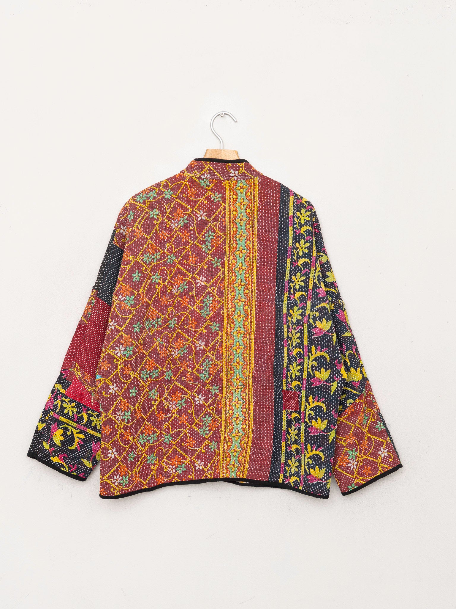 The Ladhiya Quilted Patchwork Kantha Jacket