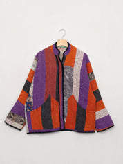 The Ladhiya Quilted Patchwork Kantha Jacket